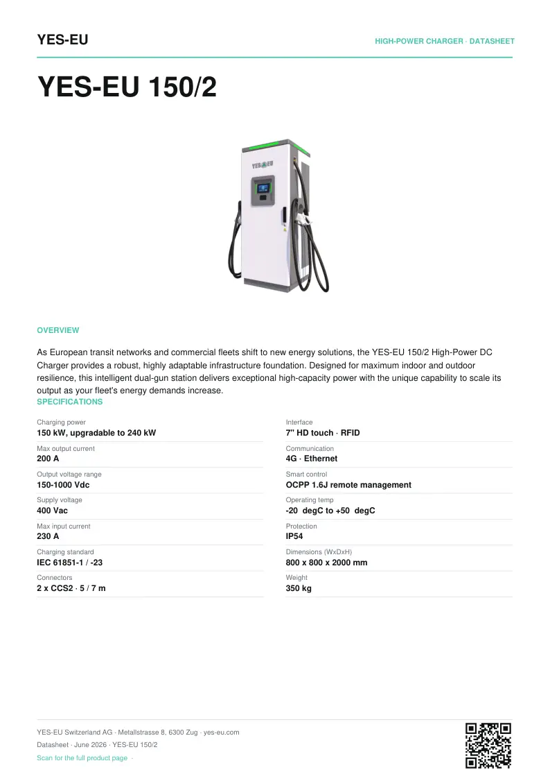 Preview of YES-EU 150/2 datasheet (PDF)