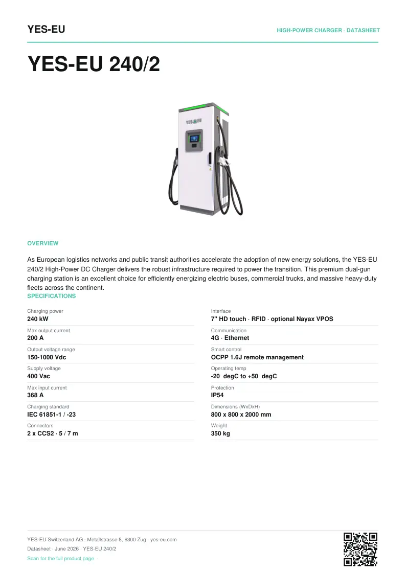 Preview of YES-EU 240/2 datasheet (PDF)