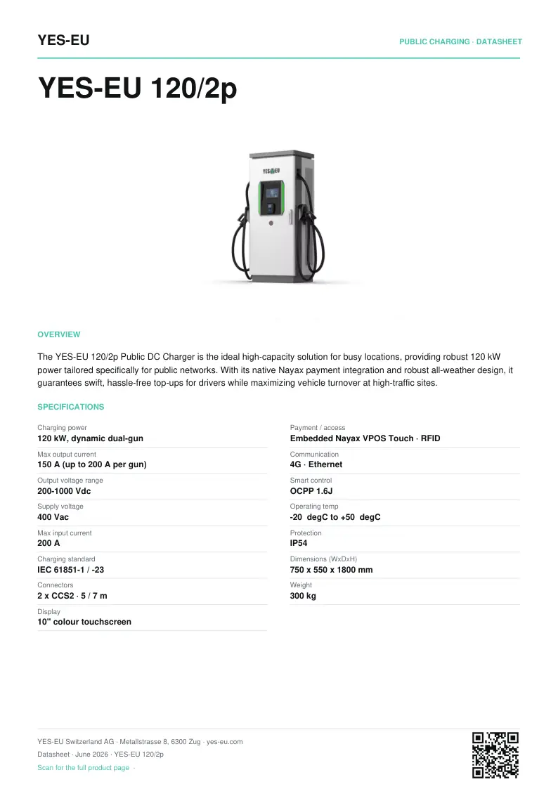 Preview of YES-EU 120/2p datasheet (PDF)