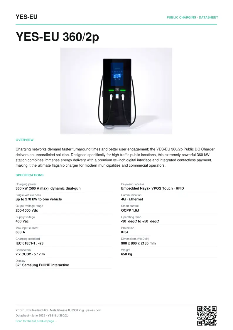 Preview of YES-EU 360/2p datasheet (PDF)