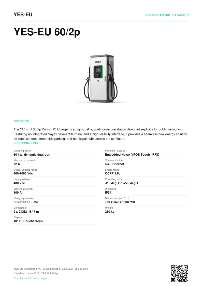 Preview of YES-EU 60/2p datasheet (PDF)