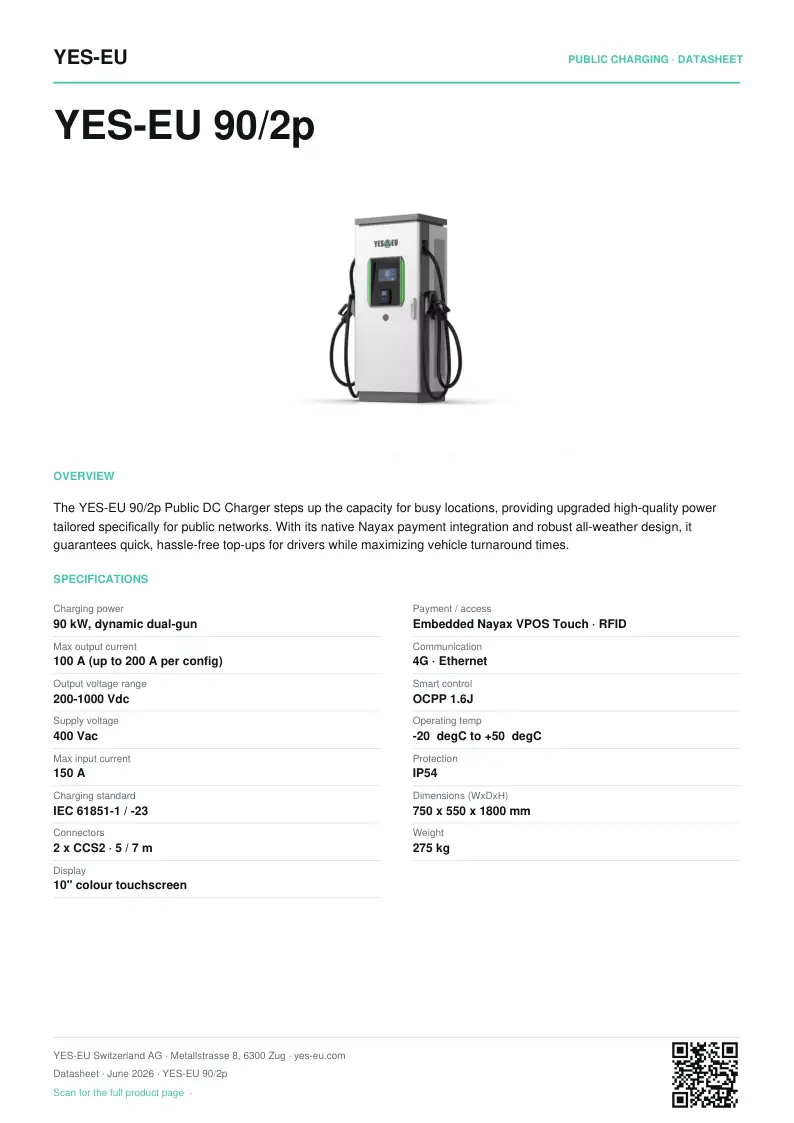 Preview of YES-EU 90/2p datasheet (PDF)