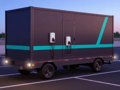 YES-EU mobile storage and EV charging container