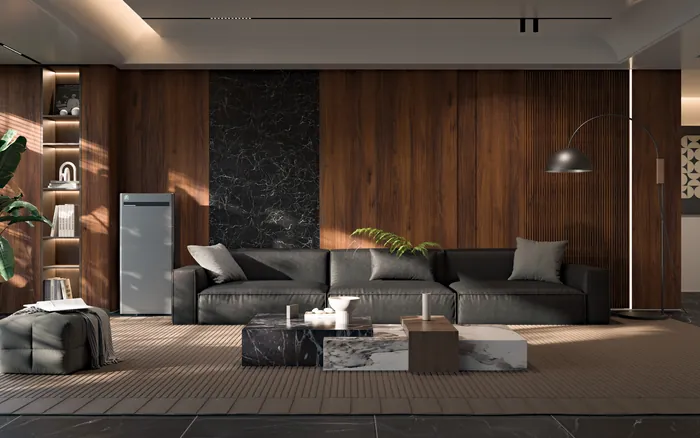Home BESS in a modern living room