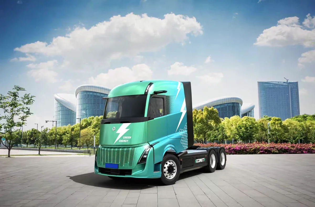 YES-EU truck 6x4 BEV Tractor